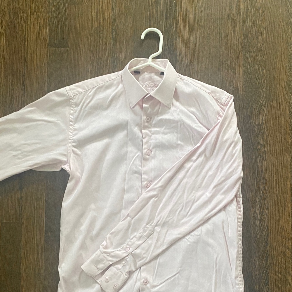 Boys Ragazzo Light Pink Dress Shirt size 16R